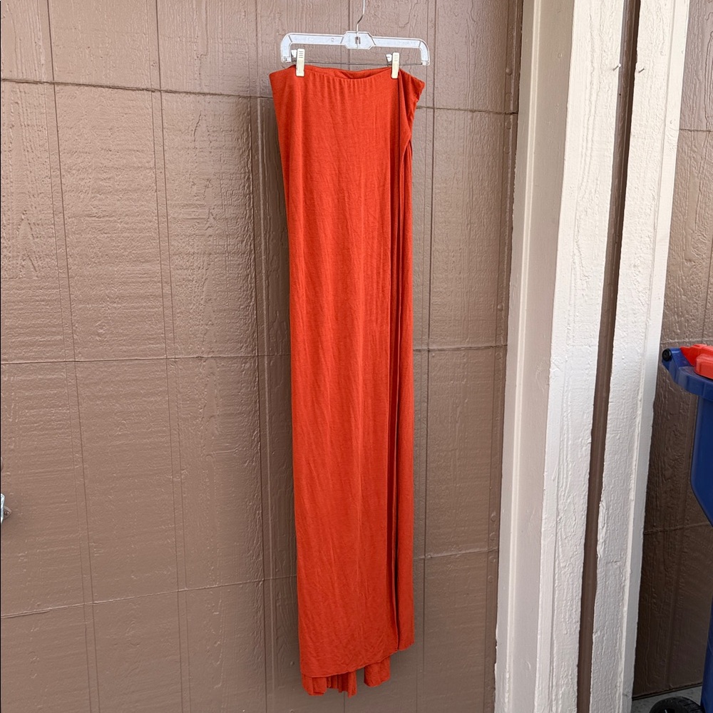 Free People Unique Strapless Dress with Pantsuit Underneath